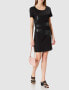 Фото #4 товара ONLY Women's Onlmalene Faux Leather Mix Dress OTW Dress