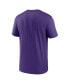 Фото #2 товара Men's Purple LSU Tigers Primetime Legend Alternate Logo T-Shirt