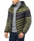 Фото #1 товара Men's Light Weight Quilted Hooded Puffer Jacket Coat