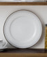 Фото #5 товара Silver Colonnade 4 Piece Dinner Plate Set, Service for 4