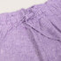 Фото #3 товара HAPPY BAY Pure linen laid up in lavender shorts