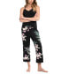 ფოტო #4 პროდუქტის Women's 3-Pc. Printed Travel Sleep Set