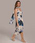 ფოტო #3 პროდუქტის Women's Printed Scarf Sheath Dress