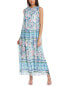 Фото #1 товара Платье из шелка Frances Valentine Endora синего цвета XS