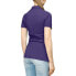 Page & Tuttle Solid Jersey Short Sleeve Polo Shirt Womens Purple Casual P39919-G