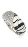 Suzy Levian Sterling Silver Cubic Zirconia Pave Snow Tiger "Wild Side" Ring