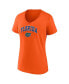 Фото #2 товара Women's Orange Florida Gators Evergreen Campus V-Neck T-shirt