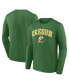 Фото #1 товара Men's Green Oregon Ducks Campus Long Sleeve T-shirt