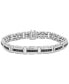 Men's Black Diamond Link Bracelet (2 ct t.w.) in Sterling Silver