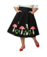 Plus Size High Waist Soda Shop Swing Skirt