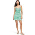 Фото #1 товара Women's Strappy Mesh Sea Twig Green Mini Dress - DVF