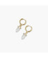 Sanctuary Project by Dainty Crystal Huggie Earrings Gold
