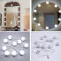 Фото #11 товара Lusterko kosmetyczne Verk Group LED mirror lights, makeup set 10 pcs