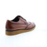 Фото #8 товара Zanzara Malton ZZ1427C Mens Brown Oxfords & Lace Ups Wingtip & Brogue Shoes