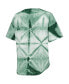 ფოტო #3 პროდუქტის Women's Hunter Green Milwaukee Bucks Tournament Raglan Oversized Tie-Dye V-Neck T-shirt