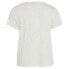 VILA Noel Lurex short sleeve v neck T-shirt