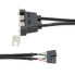 Фото #5 товара StarTech.com 2 Port USB A Female Low Profile Slot Plate Adapter - IDC - USB 2.0 - Full-height / Low-profile - PC Motherboard - Grey - Metallic - 0.48 Gbit/s