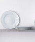 Glacier Platinum Set of 4 Dinner Plates, Service For 4