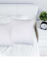 Фото #5 товара Microfiber Square Down Alternative Decorative Euro Bed Pillow Inserts 24" x 24", 2-Pack