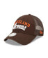 ფოტო #1 პროდუქტის Women's Brown Cleveland Browns Team Trucker 9FORTY Snapback Hat