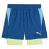 Фото #2 товара Puma Individual Teamgoal Racquet Sports 2In1 Shorts Mens Blue Casual Athletic Bo