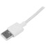 StarTech.com 1 m (3 ft.) 2 in 1 Charging Cable - USB to Lightning or Micro-USB for iPhone / iPad / iPod / Android - Apple MFi Certified - Multi Phone Charger - USB 2.0 - 1 m - USB A - Micro-USB B - USB 2.0 - White