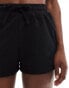 Фото #5 товара Pimkie sweat drawstring shorts in black