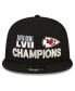 Фото #3 товара Men's Black Kansas City Chiefs Super Bowl LVII Champions Parade 9FIFTY Snapback Hat