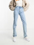 Фото #2 товара ASOS DESIGN Tall 90s straight leg jeans in vintage light wash