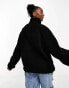 Dickies mountain hope high pile fleece jacket in black