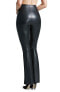 commando Faux Leather Flared Leg w/Perfect Control, Black XS (0-2) 305279