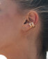 Silver-Tone or Gold-Tone Curved Cali Ear Cuff, Set Of 2
