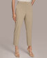 ფოტო #1 პროდუქტის Donna Karan Women's Pinstriped Straight-Leg Ankle Pants