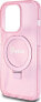 Фото #6 товара Guess Guess GUHMP15LHRSGSP iPhone 15 Pro 6.1" różowy/pink hardcase Ring Stand Script Glitter MagSafe