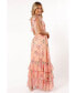 Women's Fionna Maxi Dress peach floral, XSmall - фото #6