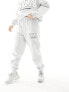 Фото #3 товара ASOS Weekend Collective jogger with varsity logo in grey marl