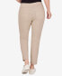 Фото #2 товара Petite Mid-Rise Pull-On Straight Solar Millennium Tech Ankle Pants