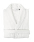 Waffle Terry Bath Robe with Satin Piped Trim