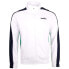 Diadora Full Zip Tennis Jacket Mens White Casual Athletic Outerwear 179121-20002