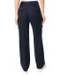 Фото #2 товара Брюки джинсовые Jones New York Petite с карманами Высокая посадка вшитый шов