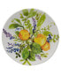 Фото #2 товара Certified Lemon Zest 6 Piece Melamine Salad Plate