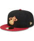 Фото #2 товара Men's Black, Red Miami Heat Gameday Gold Pop Stars 59FIFTY Fitted Hat
