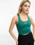 Фото #2 товара Levi's logo racer tank top in green