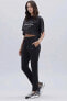 Фото #1 товара W New Basics Slim Sweatpant Kadın Siyah Eşofman Altı