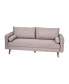 Фото #1 товара Carthage Upholstered Mid-Century Modern Pocket Spring Sofa With Wooden Legs And Removable Back Cushions