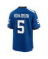 Фото #2 товара Men's Anthony Richardson Royal Indianapolis Colts Indiana Nights Alternate Game Jersey