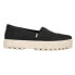 Фото #1 товара TOMS Alpargata Lug Womens Black Flats Casual 10015875