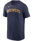 Фото #2 товара Men's Milwaukee Brewers Name & Number T-Shirt - Christian Yelich