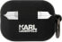 Karl Lagerfeld Etui Karl Lagerfeld KLAP2RUNIKK Apple AirPods Pro 2 cover czarny/black Silicone Karl Head 3D