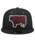 ფოტო #4 პროდუქტის Men's Black Round Rock Express Theme Night Briskets 59FIFTY Fitted Hat